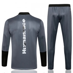 Real Madrid Sudadera De Entrenamiento Trajes 2021/22 Negra Quarter-Zip - Hombre
